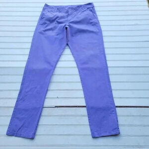 H&M Pants size 14Y+ Purple Youth Girls 100% Cotton Chino Casual Pockets 30x30
